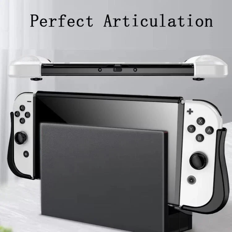 ฝาครอบป้องกัน TPU สำหรับเครื่องเล่น Switch OLED แบบบูรณาการ พร้อมช่องใส่การ์ดเกม 2 ช่อง