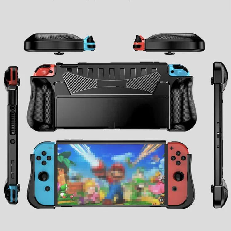 ฝาครอบป้องกัน TPU สำหรับเครื่องเล่น Switch OLED แบบบูรณาการ พร้อมช่องใส่การ์ดเกม 2 ช่อง