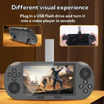 เครื่องเล่นเกมพกพาหน้าจอ IPS 4.5 นิ้ว 64G มีเกมในเครื่อง 20000 เกม, SF3000, SF3000 พร้อมด้ามจับ 2 อัน