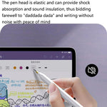 หัวปากกา Apple Pencil 2 / 1 แบบยืดหยุ่นนุ่มเงียบเปลี่ยนได้, 4B สีขาว, 4B โปร่งใส, 2B สีขาว, 2B โปร่งใส, HB สีขาว, HB โปร่งใส