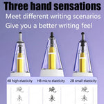 หัวปากกา Apple Pencil 2 / 1 แบบยืดหยุ่นนุ่มเงียบเปลี่ยนได้, 4B สีขาว, 4B โปร่งใส, 2B สีขาว, 2B โปร่งใส, HB สีขาว, HB โปร่งใส