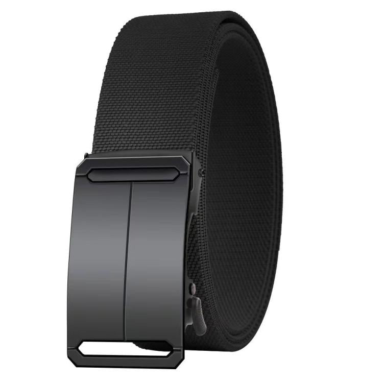Men Outdoor Automatic Buckle Stretch Belt, 120cm