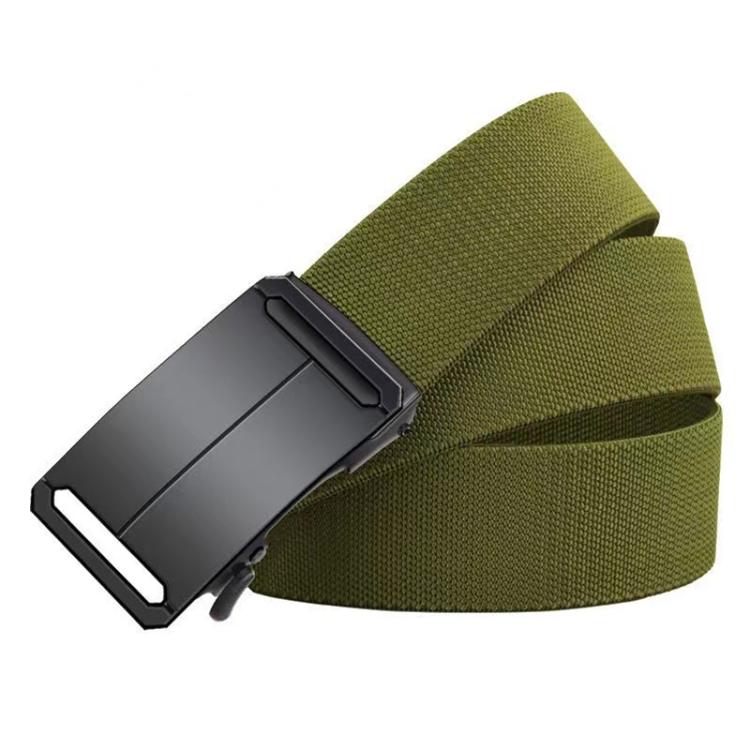 Men Outdoor Automatic Buckle Stretch Belt, 120cm