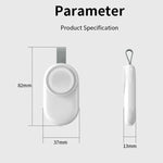 ที่ชาร์จไร้สายแม่เหล็กแบบพกพา Type-C สำหรับ Apple Watch 1/2/3/4/5/6/7/8/9/10/SE ที่ชาร์จไร้สายอัจฉริยะ
