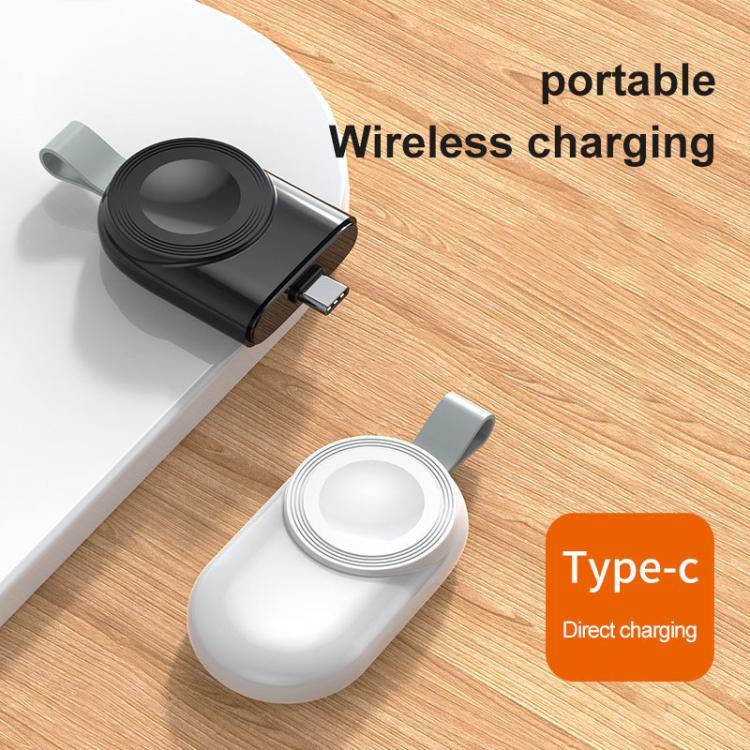 ที่ชาร์จไร้สายแม่เหล็กแบบพกพา Type-C สำหรับ Apple Watch 1/2/3/4/5/6/7/8/9/10/SE ที่ชาร์จไร้สายอัจฉริยะ