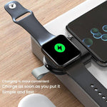 ที่ชาร์จไร้สายแม่เหล็กแบบพกพา Type-C สำหรับ Apple Watch 1/2/3/4/5/6/7/8/9/10/SE ที่ชาร์จไร้สายอัจฉริยะ