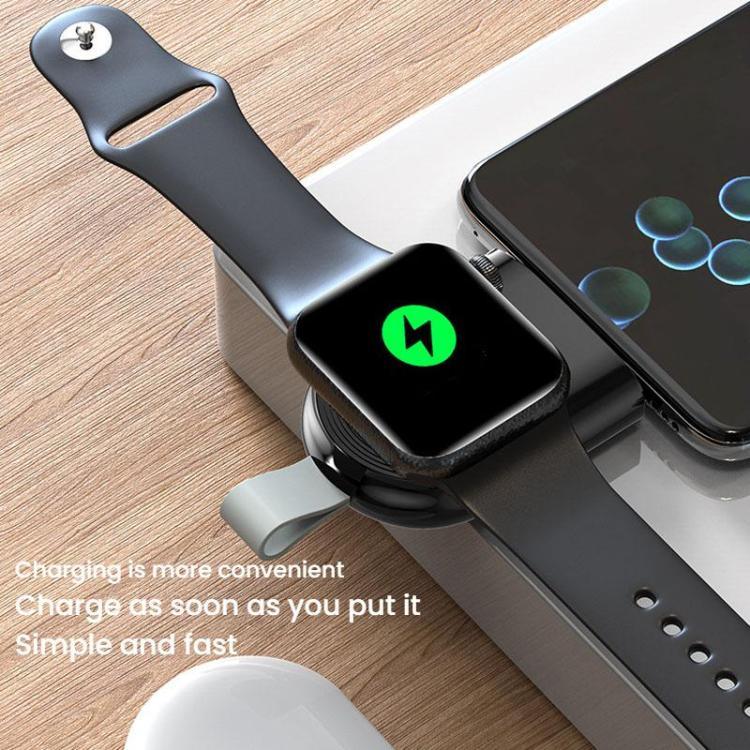ที่ชาร์จไร้สายแม่เหล็กแบบพกพา Type-C สำหรับ Apple Watch 1/2/3/4/5/6/7/8/9/10/SE ที่ชาร์จไร้สายอัจฉริยะ