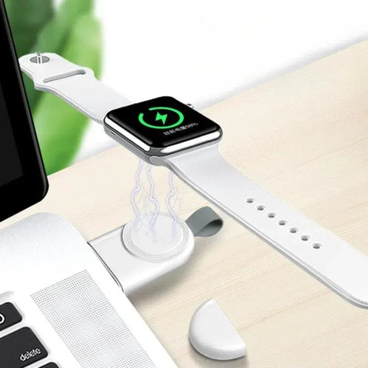 ที่ชาร์จไร้สายแม่เหล็ก USB แบบพกพาสำหรับ Apple Watch 1/2/3/4/5/6/7/8/9/10/SE