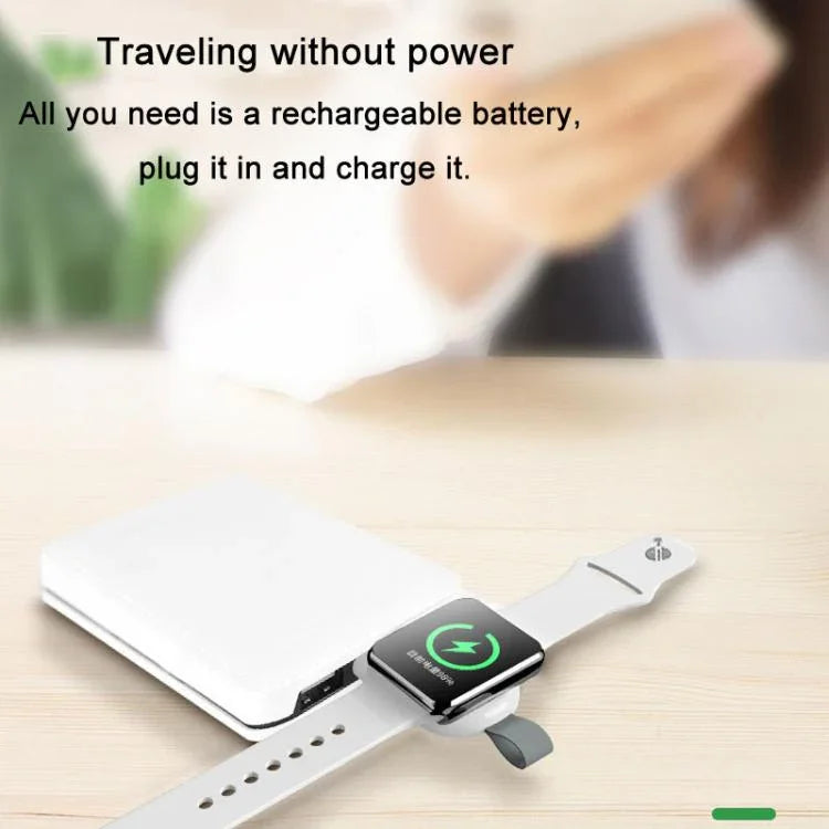 ที่ชาร์จไร้สายแม่เหล็ก USB แบบพกพาสำหรับ Apple Watch 1/2/3/4/5/6/7/8/9/10/SE