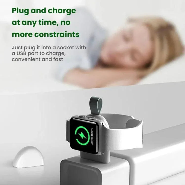 ที่ชาร์จไร้สายแม่เหล็ก USB แบบพกพาสำหรับ Apple Watch 1/2/3/4/5/6/7/8/9/10/SE