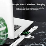 ที่ชาร์จไร้สายแม่เหล็ก USB แบบพกพาสำหรับ Apple Watch 1/2/3/4/5/6/7/8/9/10/SE