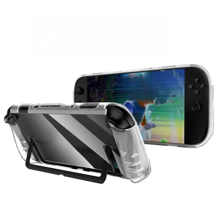 เคส TPU แบบชิ้นเดียวใสสำหรับ Nintendo Switch 2 ป้องกันลื่นและปกป้องตัวเครื่องเต็มรูปแบบ, เคส TPU แบบชิ้นเดียว