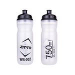 ZTTO wb-002 ขวดน้ำกีฬาแบบพกพา 750ml สำหรับฟิตเนส ขี่จักรยานกลางแจ้ง 2 ชิ้น