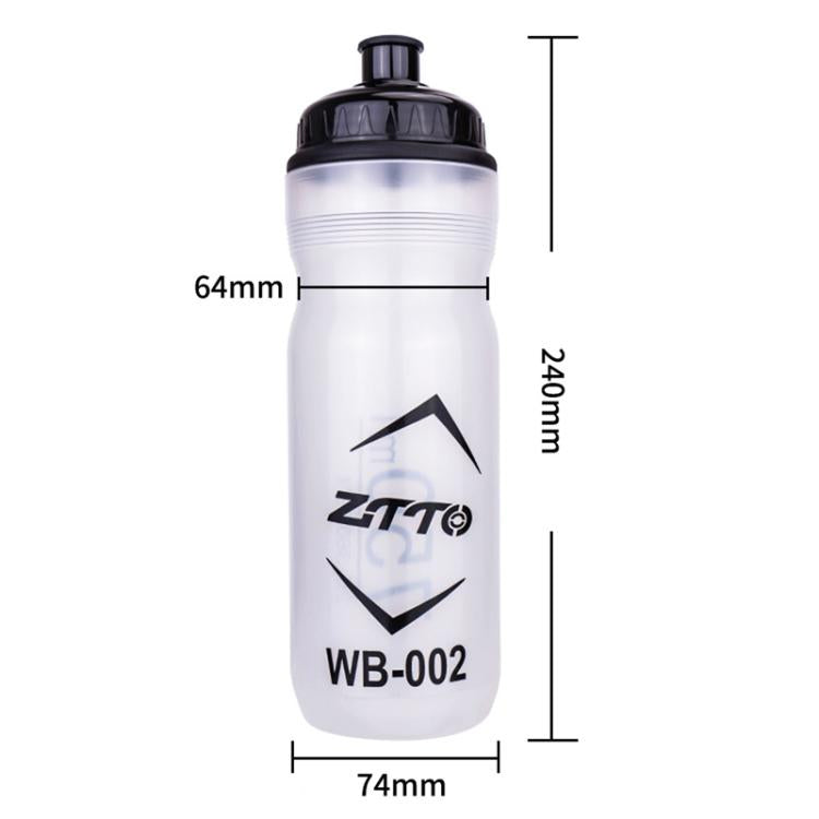 ZTTO wb-002 ขวดน้ำกีฬาแบบพกพา 750ml สำหรับฟิตเนส ขี่จักรยานกลางแจ้ง 2 ชิ้น