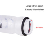 ZTTO wb-002 ขวดน้ำกีฬาแบบพกพา 750ml สำหรับฟิตเนส ขี่จักรยานกลางแจ้ง 2 ชิ้น