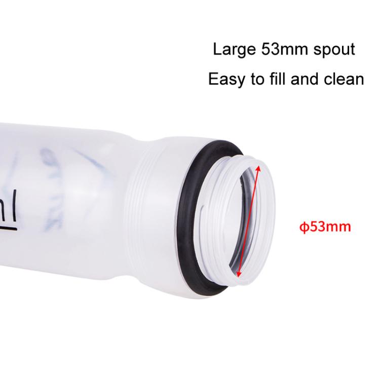 ZTTO wb-002 ขวดน้ำกีฬาแบบพกพา 750ml สำหรับฟิตเนส ขี่จักรยานกลางแจ้ง 2 ชิ้น