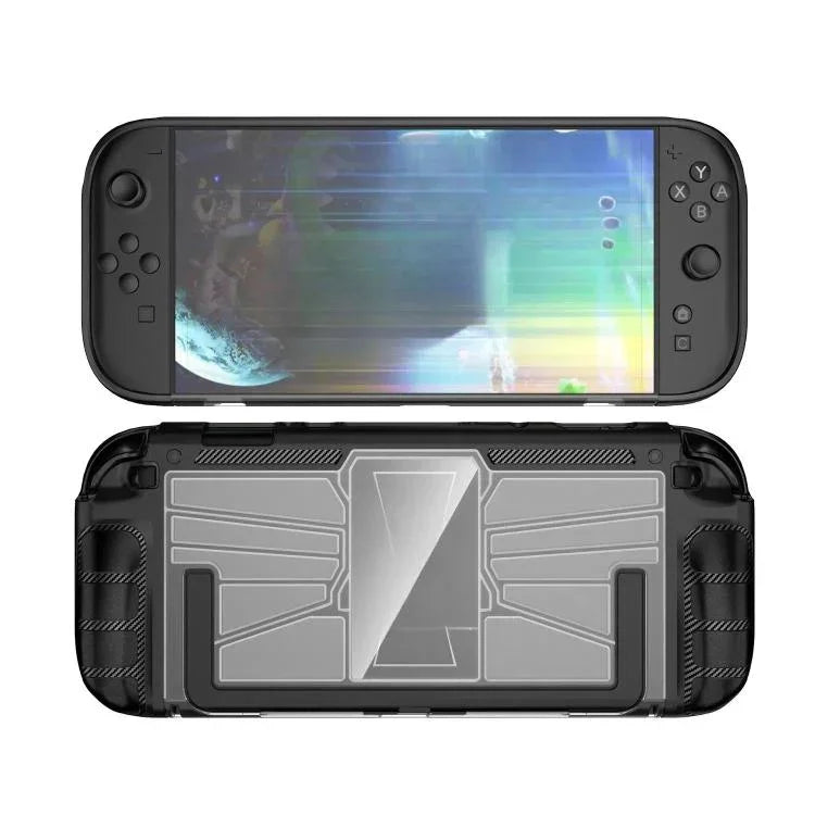 สำหรับเครื่องเล่นเกม Nintendo Switch 2 เคสชิ้นเดียว TPU + PC ป้องกันแรงกระแทก, เคสชิ้นเดียว TPU + PC สีดำ, เคสชิ้นเดียว TPU + PC สีขาว