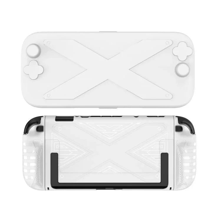 สำหรับ Nintendo Switch 2 ฝาครอบแยกชิ้น PC + TPU พร้อมชุดแผงป้องกัน, แผง PC + TPU สีดำ, แผง PC + TPU สีขาว