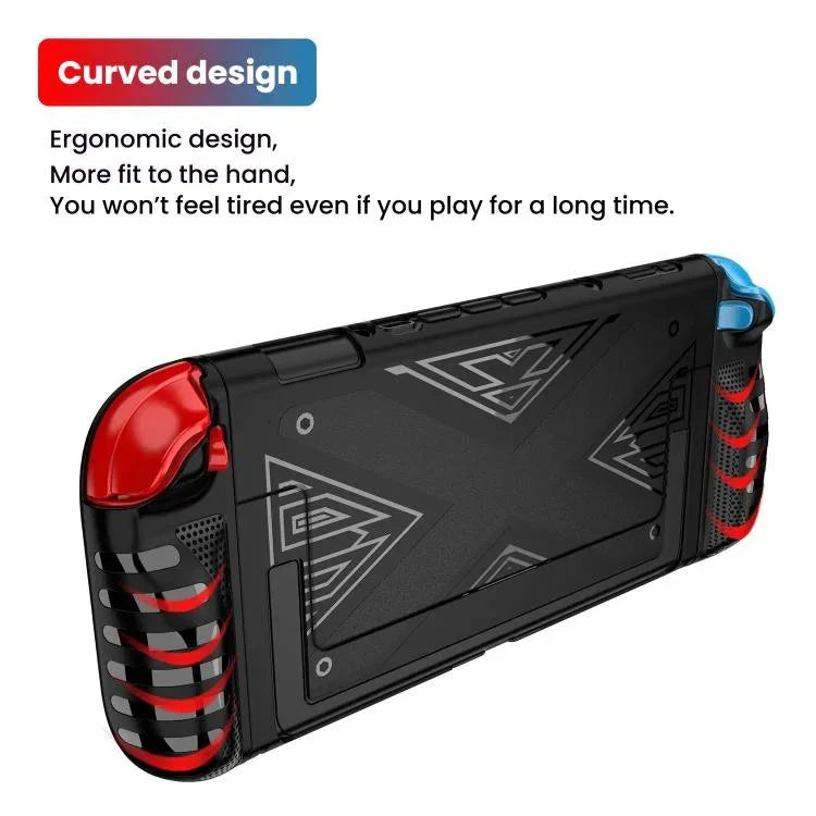 สำหรับ Nintendo Switch 2 ฝาครอบแยกชิ้น PC + TPU พร้อมชุดแผงป้องกัน, แผง PC + TPU สีดำ, แผง PC + TPU สีขาว