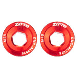ฝาครอบก้านปั่นอลูมิเนียมอัลลอยด์จักรยาน ZTTO พร้อมสกรูสำหรับจักรยานเสือภูเขา M18 สีดำ แดง น้ำเงิน, M19 สีดำ แดง น้ำเงิน, M20 สีดำ แดง น้ำเงิน 2 ชิ้น