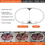 Car Sun Visor LED Touch Light Magnifying Makeup Mirror