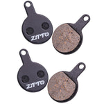 ผ้าเบรกดิสก์กึ่งโลหะเรซิน ZTTO 2 คู่ สำหรับจักรยานเสือภูเขา, รุ่น MS-01B, MS-01D, MS-01E, MS-01F, MS-02A, MS-02B, MS-02D, MS-02F, MS-03F, MS-04B, MS-05B, MS-05C, MS-07B, MS-07C, MS-07C แบบมีรู, MS-08A, MS-08B, MS-11A, MS-11C, MS-11D