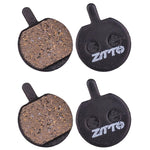 ผ้าเบรกดิสก์กึ่งโลหะเรซิน ZTTO 2 คู่ สำหรับจักรยานเสือภูเขา, รุ่น MS-01B, MS-01D, MS-01E, MS-01F, MS-02A, MS-02B, MS-02D, MS-02F, MS-03F, MS-04B, MS-05B, MS-05C, MS-07B, MS-07C, MS-07C แบบมีรู, MS-08A, MS-08B, MS-11A, MS-11C, MS-11D
