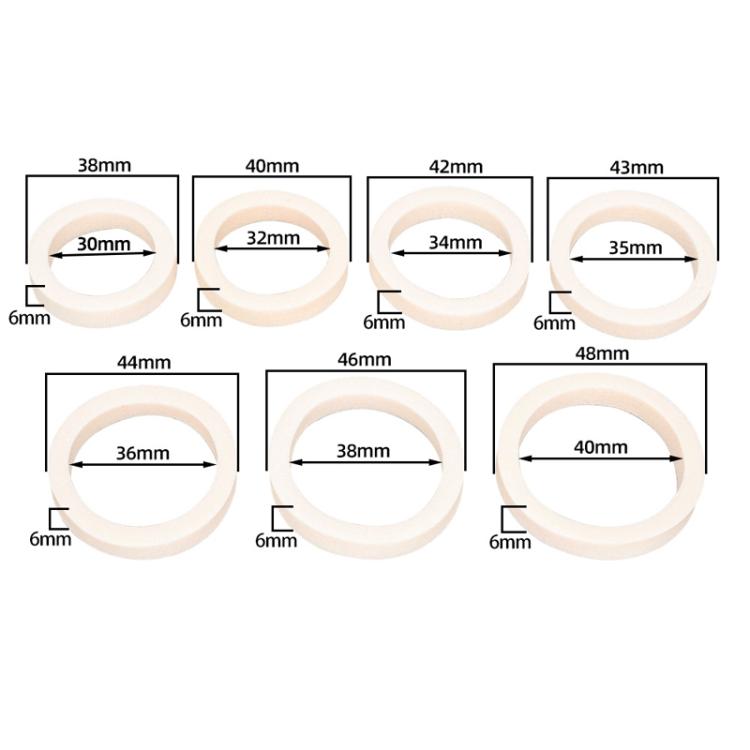 แหวนฟองน้ำกันฝุ่นน้ำมันโช้คอัพส้อมจักรยานเสือภูเขา ZTTO 2 คู่ ขนาด 30mm, 32mm, 34mm, 35mm, 36mm, 38mm, 40mm