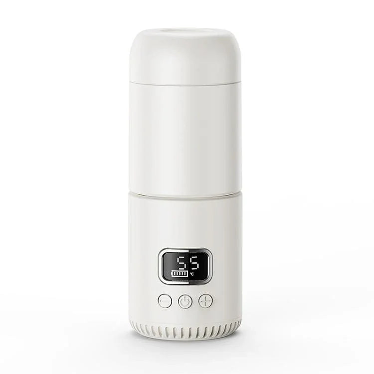 เครื่องอุ่นขวดนมไร้สายแบบพกพา 400 มล. ปรับอุณหภูมิได้ กระติกน้ำร้อนเดินทาง ชาร์จเร็ว Type-C, CT01 10000 mAh, CT01 18000 mAh