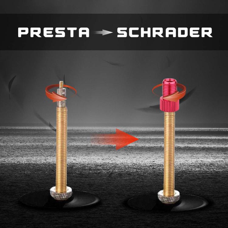 ชุดแปลงวาล์ว Presta เป็น Schrader สำหรับจักรยานเสือถนน ZTTO 10 ชิ้น