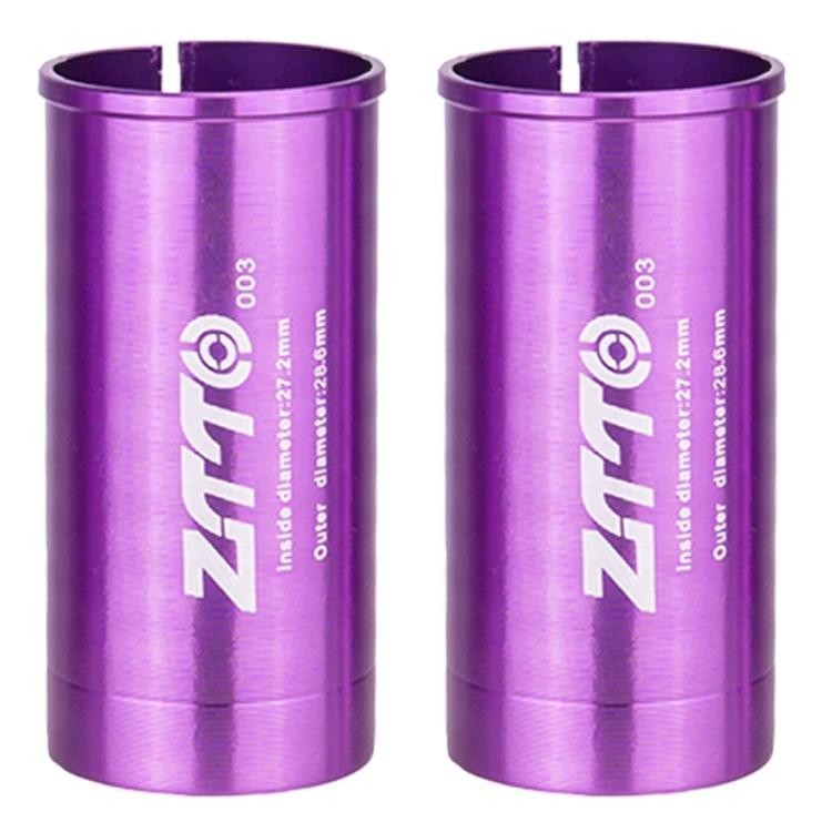 ปลอกหุ้มลดขนาดเสาก้านเบาะจักรยาน ZTTO 2 ชิ้น ขนาด 25.4-27.2mm 001, 25.4-28.6mm 002, 27.2-28.6mm 003, 27.2-30.4mm 004, 27.2-30.8mm 005, 27.2-31.6mm 006, 27.2-33.9mm 007, 31.8-34.9mm 008, 30.9-31.6mm 009, 25.4-30.9mm 010, 25.4-31.6mm 011