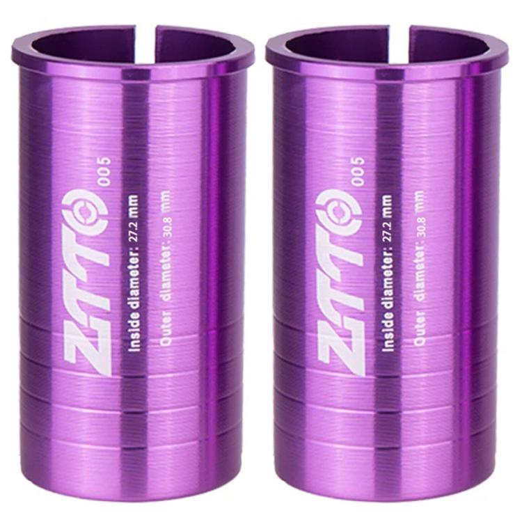 ปลอกหุ้มลดขนาดเสาก้านเบาะจักรยาน ZTTO 2 ชิ้น ขนาด 25.4-27.2mm 001, 25.4-28.6mm 002, 27.2-28.6mm 003, 27.2-30.4mm 004, 27.2-30.8mm 005, 27.2-31.6mm 006, 27.2-33.9mm 007, 31.8-34.9mm 008, 30.9-31.6mm 009, 25.4-30.9mm 010, 25.4-31.6mm 011
