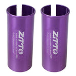 ปลอกหุ้มลดขนาดเสาก้านเบาะจักรยาน ZTTO 2 ชิ้น ขนาด 25.4-27.2mm 001, 25.4-28.6mm 002, 27.2-28.6mm 003, 27.2-30.4mm 004, 27.2-30.8mm 005, 27.2-31.6mm 006, 27.2-33.9mm 007, 31.8-34.9mm 008, 30.9-31.6mm 009, 25.4-30.9mm 010, 25.4-31.6mm 011