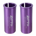 ปลอกหุ้มลดขนาดเสาก้านเบาะจักรยาน ZTTO 2 ชิ้น ขนาด 25.4-27.2mm 001, 25.4-28.6mm 002, 27.2-28.6mm 003, 27.2-30.4mm 004, 27.2-30.8mm 005, 27.2-31.6mm 006, 27.2-33.9mm 007, 31.8-34.9mm 008, 30.9-31.6mm 009, 25.4-30.9mm 010, 25.4-31.6mm 011