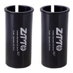 ปลอกหุ้มลดขนาดเสาก้านเบาะจักรยาน ZTTO 2 ชิ้น ขนาด 25.4-27.2mm 001, 25.4-28.6mm 002, 27.2-28.6mm 003, 27.2-30.4mm 004, 27.2-30.8mm 005, 27.2-31.6mm 006, 27.2-33.9mm 007, 31.8-34.9mm 008, 30.9-31.6mm 009, 25.4-30.9mm 010, 25.4-31.6mm 011
