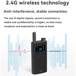 ไมโครโฟนอธิบายงานประชุมสำนักงานไร้สาย 2.4G แบบทางเดียว หลายผู้รับ, เครื่องส่ง YWI22, เครื่องรับ YWI22