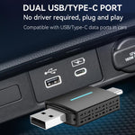 Car Wired Dual-port CarPlay/Android 2 in 1 Converts To Wireless Box, CarPlay/Android 2 in 1