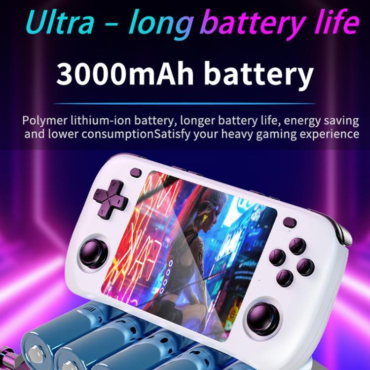 เครื่องเล่นเกม PSP เรโทรหน้าจอ IPS HD 3.5 นิ้ว ระบบ Linux GBA แบบพกพา, 64G, 128G