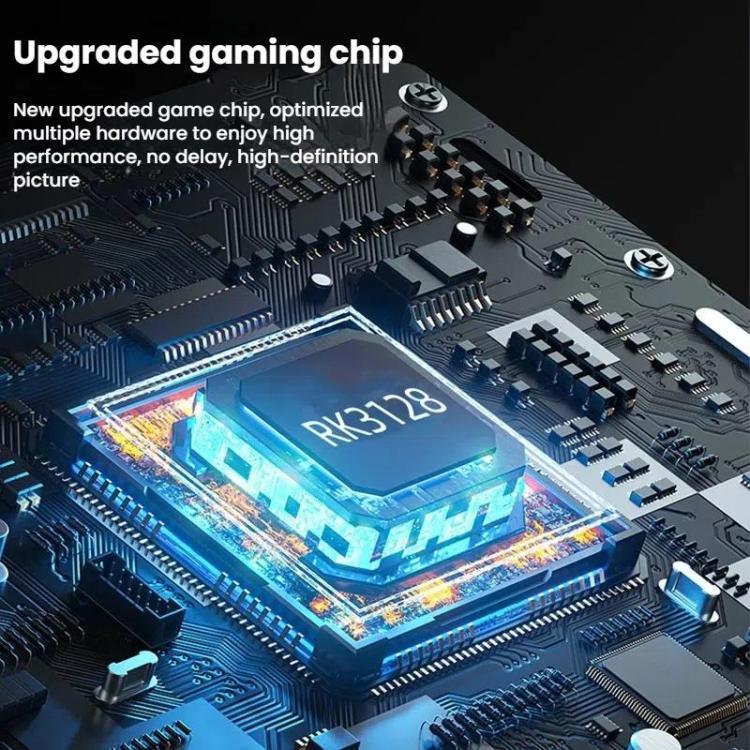 เครื่องเล่นเกมมือถือย้อนยุค XF43 หน้าจอขนาดใหญ่ 4.3 นิ้ว แบบโอเพ่นซอร์ส, 64G, 128G