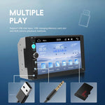 เครื่องเล่น MP5 รถยนต์ 7 นิ้ว มีสาย รองรับ Carplay Bluetooth หน้าจอใหญ่ ควบคุมกลางรถยนต์ รุ่นมาตรฐาน, มาตรฐาน+กล้อง 12 ดวง