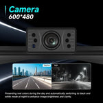 เครื่องแสดงภาพถอยหลังดิจิตอลไร้สาย HD 4.3 นิ้ว 1 ต่อ 1 ควบคุมกลางรถยนต์ พร้อมที่ยึดป้ายทะเบียนยาวสำหรับอเมริกาเหนือ และที่ยึดป้ายทะเบียนสั้นสำหรับยุโรป