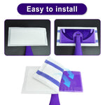 แผ่นถูพื้นใช้แล้วทิ้ง 3 ชิ้น/แพ็ค สำหรับ Swiffer WetJet ทำความสะอาดหนัก พื้นผิวหลากหลาย ปราศจากคราบ ทำความสะอาดรวดเร็ว สีขาว