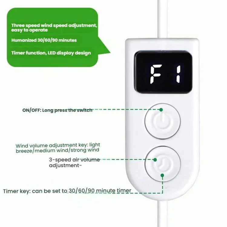 เบาะรองนั่งรถเข็นเด็กพร้อมพัดลม USB ปรับความเร็วได้ 3 ระดับ