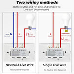 สวิตช์ไฟอัจฉริยะ WIFI รุ่น 120 US Gauge Graffiti แบบชั้นเดียว สีขาว 1 ช่อง, สีขาว 2 ช่อง, สีดำ 1 ช่อง, สีดำ 2 ช่อง, สีทอง 1 ช่อง, สีทอง 2 ช่อง