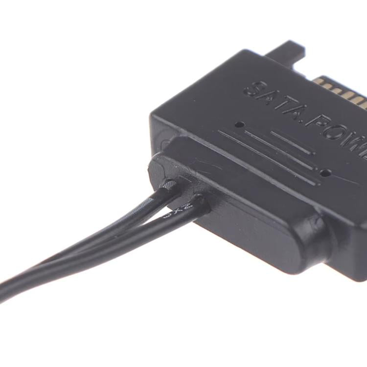 สายเชื่อมต่อ SATA ตัวผู้ เป็น DC 5.5 x 2.1 มม. สายไฟ 12V, 20 ซม., 50 ซม., 100 ซม.