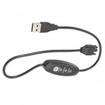 สายบูสเตอร์ USB เป็น 4 พินเล็ก ปรับความเร็วได้ สาย USB เป็นสายพัดลมเคส 12V, 50 ซม., 98 ซม.