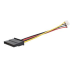สายจ่ายไฟ DVR 4 พิน เป็น SATA 15 พิน สำหรับฮาร์ดดิสก์, 4 พิน เป็น SATA 15 พิน