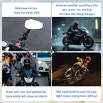 24GHz Motorcycle 30-Meter Blind Spot Radar Detection System Lane Change Assist  for Safe Riding, 30-Meter