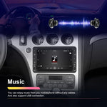 เครื่องเล่นรถยนต์หน้าจอแนวนอน 7 นิ้ว Carplay พร้อมระบบนำทาง สำหรับ Alfa Romeo 159, รุ่น 2+64G, 4+64G