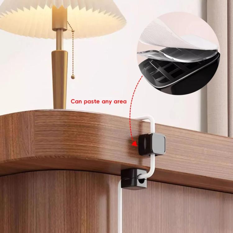 18pcs /Pack Magnetic Cable Organizer Clips Adhesive Wire Holders for Desk Management